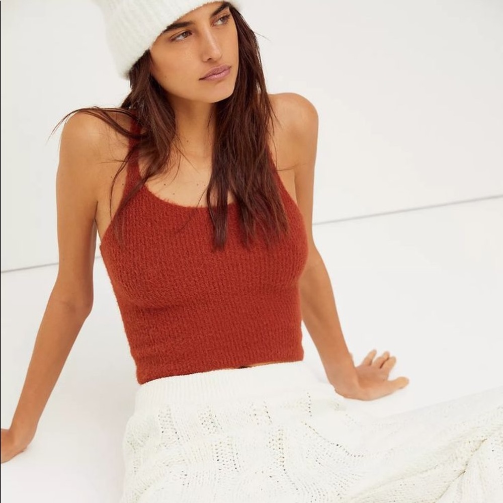 NWT FREE PEOPLE CARLA SWEATER CAMI XS DISCONTINUED